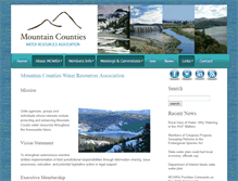 Tablet Screenshot of mountaincountieswater.com